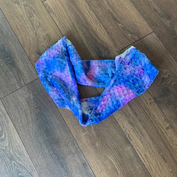 Triple Flip Multicolor Minky Infinity Scarf - Picture 2 of 3